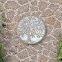 Espejo de jardín redondo hierro arena uso exterior 60x2,5 cm de vidaXL, Espejos - Ref: Foro24-318371, Precio: 99,00 €, Descue...