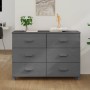 HAMAR sideboard made of solid dark gray pine wood 113x40x80 cm by vidaXL, Sideboards - Ref: Foro24-340450, Price: 178,39 €, D...