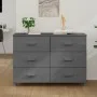 HAMAR Sideboard Massivholz Kiefer dunkelgrau 113x40x80 cm von vidaXL, Sideboards - Ref: Foro24-340450, Preis: 175,55 €, Rabat...
