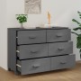 HAMAR sideboard made of solid dark gray pine wood 113x40x80 cm by vidaXL, Sideboards - Ref: Foro24-340450, Price: 178,39 €, D...