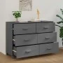 HAMAR Sideboard Massivholz Kiefer dunkelgrau 113x40x80 cm von vidaXL, Sideboards - Ref: Foro24-340450, Preis: 175,55 €, Rabat...