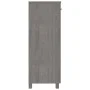 HAMAR shoe rack solid light gray pine wood 85x40x108 cm by vidaXL, Shoe racks and shoe organizers - Ref: Foro24-340519, Price...