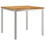 Mesa de Comedor Exterior 90x90x74.5 cm de Madera Sólida de Teca by , Garden tables - Ref: Foro24-42006186, Price: 232,62 €, D...