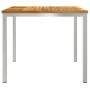 Mesa de Comedor Exterior 90x90x74.5 cm de Madera Sólida de Teca by , Garden tables - Ref: Foro24-42006186, Price: 232,62 €, D...