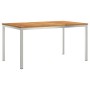 Mesa de Comedor Exterior 150x90x75 cm Madera Sólida Acacia de , Mesas de jardín - Ref: Foro24-42006187, Precio: 267,11 €