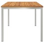 Mesa de Comedor Exterior 150x90x75 cm Madera Sólida Acacia de , Mesas de jardín - Ref: Foro24-42006187, Precio: 267,11 €