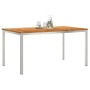 mesa de comedor exterior 150x90x75 cm Madera Sólida de Teca by , Garden tables - Ref: Foro24-42006188, Price: 316,03 €, Disco...