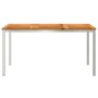mesa de comedor exterior 150x90x75 cm Madera Sólida de Teca by , Garden tables - Ref: Foro24-42006188, Price: 316,03 €, Disco...
