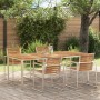 Mesa de Comedor Exterior 200x90x74.5 cm Madera Sólida de Teca | Foro24.es | Tu tienda online para hogar, jardín y más Foro24.es
