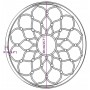 Round garden mirror, black iron, for outdoor use, 40x3 cm by vidaXL, Mirrors - Ref: Foro24-318366, Price: 79,42 €, Discount: %