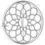 Round garden mirror, black iron, for outdoor use, 40x3 cm by vidaXL, Mirrors - Ref: Foro24-318366, Price: 78,21 €, Discount: %