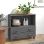 HAMAR Sideboard aus massivem dunkelgrauem Kiefernholz 85x35x80 cm von vidaXL, Sideboards - Ref: Foro24-340498, Preis: 92,65 €...