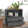 HAMAR sideboard solid dark gray pine wood 85x35x80 cm by vidaXL, Sideboards - Ref: Foro24-340498, Price: 93,42 €, Discount: %