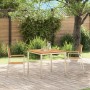 Sillas de jardín apilables 2 pcs de madera maciza de acacia y metal | Foro24.es | Tu tienda online para hogar, jardín y más Foro24.es