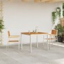 Sillas de jardín apilables 2 pcs de madera maciza de acacia y metal | Foro24.es | Tu tienda online para hogar, jardín y más Foro24.es