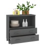 HAMAR Sideboard aus massivem dunkelgrauem Kiefernholz 85x35x80 cm von vidaXL, Sideboards - Ref: Foro24-340498, Preis: 93,42 €...