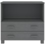 HAMAR sideboard solid dark gray pine wood 85x35x80 cm by vidaXL, Sideboards - Ref: Foro24-340498, Price: 93,42 €, Discount: %