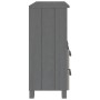HAMAR sideboard solid dark gray pine wood 85x35x80 cm by vidaXL, Sideboards - Ref: Foro24-340498, Price: 93,42 €, Discount: %