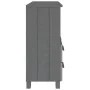 HAMAR sideboard solid dark gray pine wood 85x35x80 cm by vidaXL, Sideboards - Ref: Foro24-340498, Price: 92,65 €, Discount: %