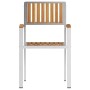 Sillas de Jardín Apilables 4 pcs de Madera Maciza de Teca y Metal | Foro24.es | Tu tienda online para hogar, jardín y más Foro24.es