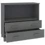HAMAR sideboard solid dark gray pine wood 85x35x80 cm by vidaXL, Sideboards - Ref: Foro24-340498, Price: 92,65 €, Discount: %