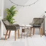 Sillas de jardín con cojines 2 pcs Gris Poliratán | Foro24.es | Tu tienda online para hogar, jardín y más Foro24.es