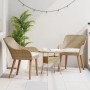 Sillas de Jardín con Cojines 2 pcs Beige de Poliratán | Foro24.es | Tu tienda online para hogar, jardín y más Foro24.es