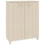 HAMAR Schuhregal aus massivem Kiefernholz, honigbraun, 85 x 40 x 108 cm von vidaXL, Schuhregale und Schuhorganisatoren - Ref:...