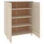 HAMAR Schuhregal aus massivem Kiefernholz, honigbraun, 85 x 40 x 108 cm von vidaXL, Schuhregale und Schuhorganisatoren - Ref:...