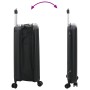 Maleta Plegable de Carcasa Dura 24'Negra 43x27x66 cm ABS | Foro24.es | Tu tienda online para hogar, jardín y más Foro24.es