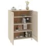 HAMAR Schuhregal aus massivem Kiefernholz, honigbraun, 85 x 40 x 108 cm von vidaXL, Schuhregale und Schuhorganisatoren - Ref:...