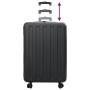 Maleta Plegable de Carcasa Dura 28'' Negra 50x30x76 cm ABS | Foro24.es | Tu tienda online para hogar, jardín y más Foro24.es