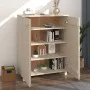 HAMAR Schuhregal aus massivem Kiefernholz, honigbraun, 85 x 40 x 108 cm von vidaXL, Schuhregale und Schuhorganisatoren - Ref:...