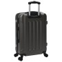 Juego de maletas 3 pcs concha dura gris oscuro 20'' 24'' 28'' ABS | Foro24.es | Tu tienda online para hogar, jardín y más Foro24.es