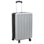 Maleta Plegable Shell Duro 24'' Plata 43x27x66 cm ABS | Foro24.es | Tu tienda online para hogar, jardín y más Foro24.es