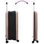 Maleta Plegable Concha Dura 28'' Rosa Dorada 50x30x76 cm ABS | Foro24.es | Tu tienda online para hogar, jardín y más Foro24.es