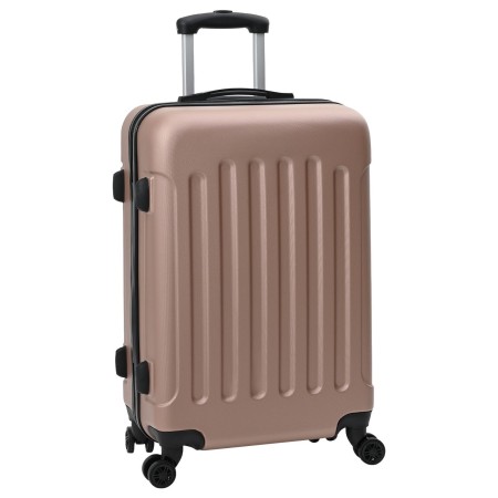 Juego de Maletas 3 pcs Shell Duro Rosa Oro 20” 24” 28” ABS | Foro24.es | Tu tienda online para hogar, jardín y más Foro24.es
