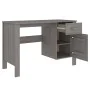 HAMAR desk solid light gray pine wood 113x50x75 cm by vidaXL, Desks - Ref: Foro24-340463, Price: 108,14 €, Discount: %