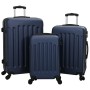 Juego de Maletas 3 pcs Concha Dura Azul Oscuro 20” 24” 28” ABS | Foro24.es | Tu tienda online para hogar, jardín y más Foro24.es