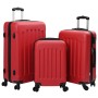 Juego de Maletas 3 pcs Resistente Roja 20” 24” 28” ABS | Foro24.es | Tu tienda online para hogar, jardín y más Foro24.es