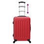Juego de Maletas 3 pcs Resistente Roja 20” 24” 28” ABS | Foro24.es | Tu tienda online para hogar, jardín y más Foro24.es
