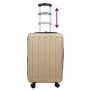 Maleta rígida plegable 20" Champán 34x23x55.5 cm ABS | Foro24.es | Tu tienda online para hogar, jardín y más Foro24.es