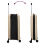 Maleta rígida plegable 20" Champán 34x23x55.5 cm ABS | Foro24.es | Tu tienda online para hogar, jardín y más Foro24.es
