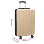 Maleta Plegable Dura 24" Champagne 43x27x66 cm ABS | Foro24.es | Tu tienda online para hogar, jardín y más Foro24.es
