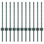 Poste de Cerca 11 pcs U-Channel Verde 60 cm Acero von , Zaunpfosten - Ref: Foro24-42006261, Preis: 38,43 €, Rabatt: %