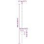 Postes de Cerca 5 pcs U-Channel Verde 80 cm Acero von , Zaunpfosten - Ref: Foro24-42006262, Preis: 28,30 €, Rabatt: %