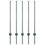 Postes para cercas 5 pcs Canal U Verde 100 cm Acero von , Zaunpfosten - Ref: Foro24-42006264, Preis: 30,41 €, Rabatt: %
