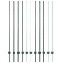 Postes de Cerca 11 pcs Canal U Verde 150 cm Acero | Foro24.es | Tu tienda online para hogar, jardín y más Foro24.es
