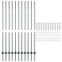 Postes de Cerca 11 pcs Canal U Verde 150 cm Acero | Foro24.es | Tu tienda online para hogar, jardín y más Foro24.es