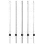 Poste de Cerca 10 pcs U-Channel Gris 120 cm Acero | Foro24.es | Tu tienda online para hogar, jardín y más Foro24.es